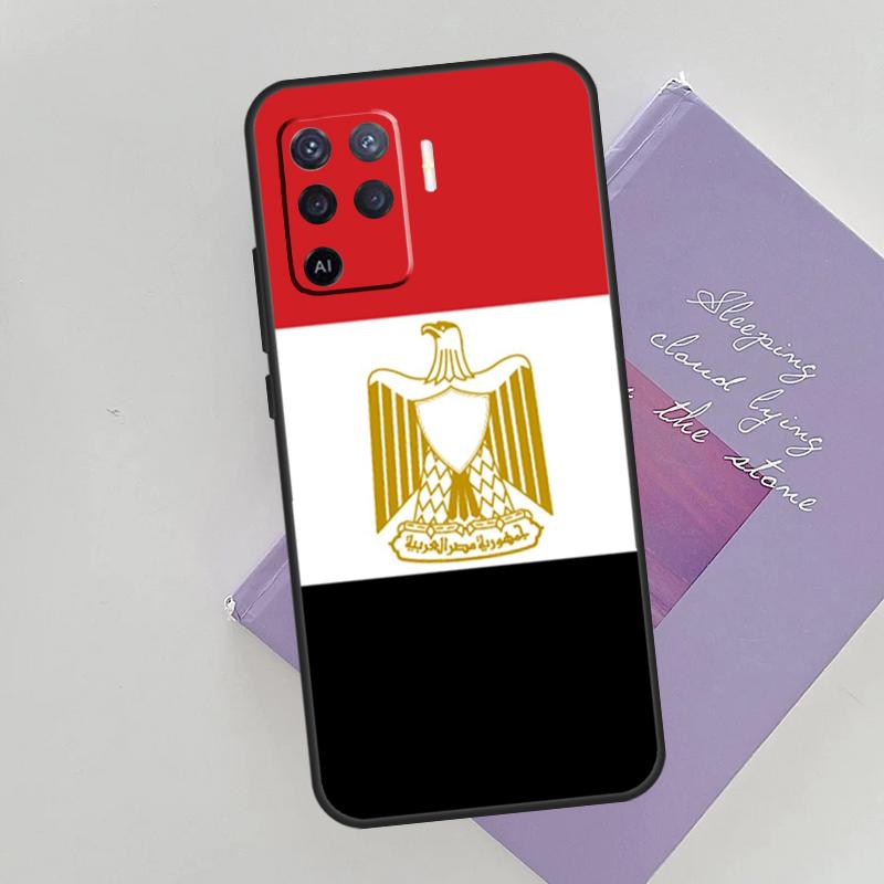 Чехол с флагом Египта для Oppo A15 A16 A17 A52 A72 A76 A96 A74 A94 A53 A54S A57S A58 A78 A98 A77