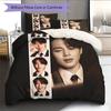 Park Jimin Pattern Bedding Home Decoration Birthday Gift ( 1 duvet cover + 2 pillowcase, without core),fan merchandise.