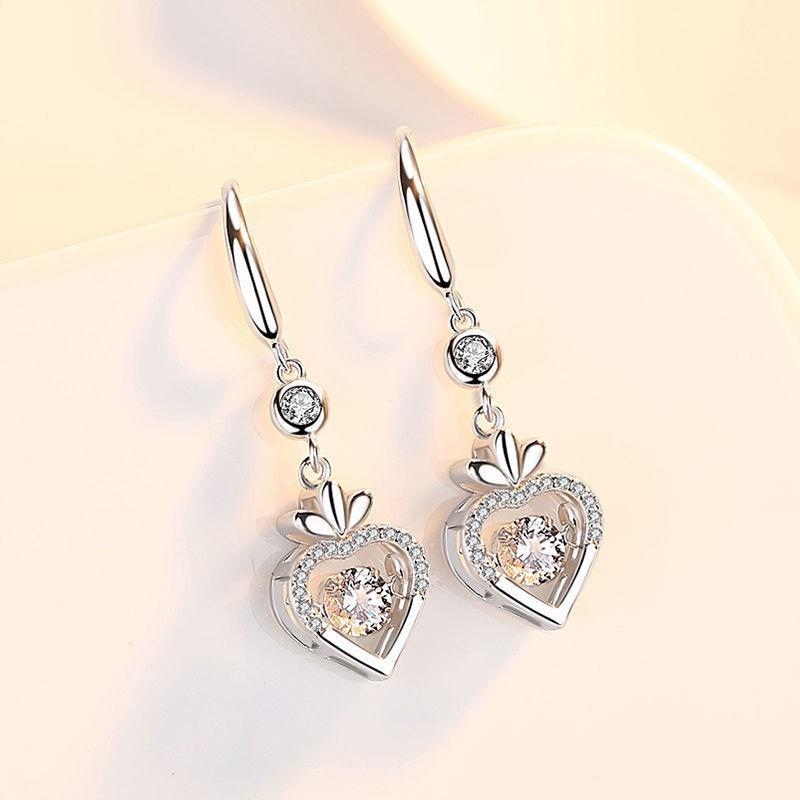 Духовная любовь Серьги Женские Серьги в форме сердца Модные Темпераментные Серьги