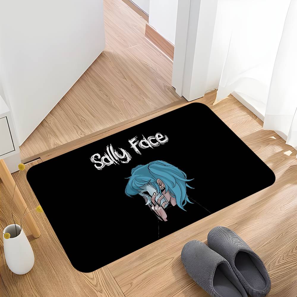 Игровой коврик для пола Sally Face Дешевый Противоскользящий Современный для гостиной Балкона Печатный Прикроватный коврик