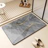 Nordic Simple Diatom Mud Напольный коврик для туалета, ванной комнаты, противоскользящий коврик, впитывающий коврик для двери ванной комнаты