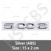 SQOB1 3D ABS 408 4008 508 5008 508L Letter Emblem GT Rear Trunk Badge Logo For Peugeot 408 508 4008 5008 508L Car Styling Accessories