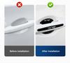 AAABU1 4/8Pcs Car Door Handle Protective Anti-scratch Stickers For Skoda Octavia KAMIQ KODIAQ SUPERB RAPID FABIA YETI
