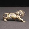 Antique Brass Lion King Home Decor Mininature Copper Animal Figurines Ornaments Bronze Sculpture Desk Craft Decorations Gifts