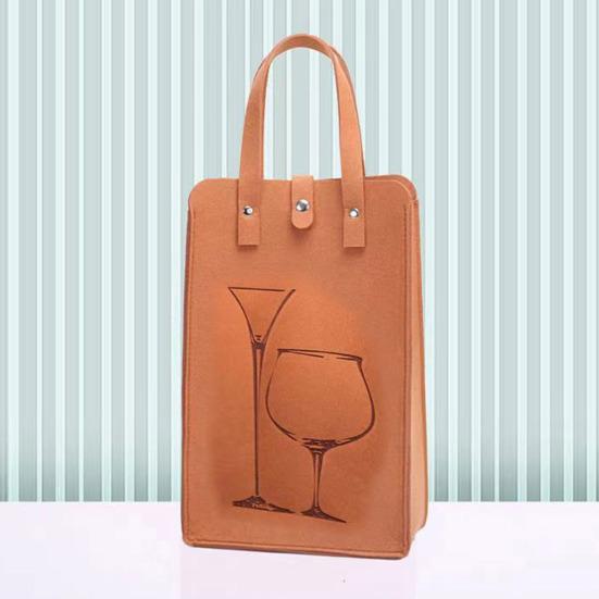 Подарочный пакет для вина. Большая несущая способность. Толстая длинная ручка. Многоразовые прочные швы. Предотвращение падения. Двойные бутылки. Праздник, свадьба, шампанское, пиво.