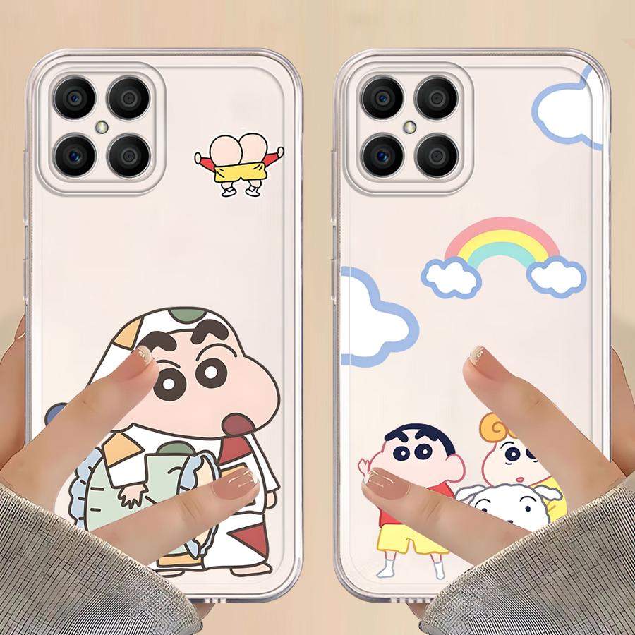 Crayon Shin Chan Soft Phone Cover Case for Honor X7b 90 Lite X9b X8b X8 X9a X8a