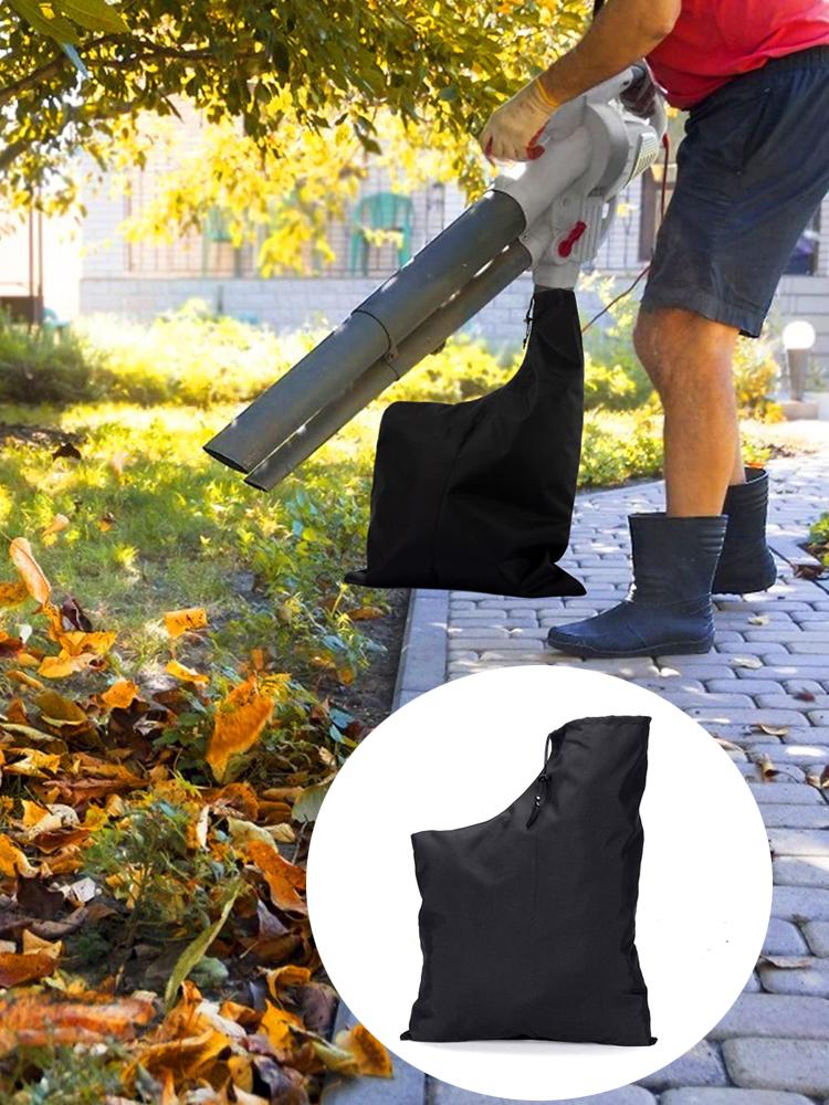 Zippered Type Leaf Blower Vacuum Bag Lawn Cleaner Bag Solid Zippered Bag Leaf Collection Bag Lawn Cleaner Bag Garden Leaf Bag