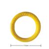 1pc Orange Dog Toys Pet Flying Disk Training Ring Puller EVA Interactive Training Ring Puller Resistant for Dogs