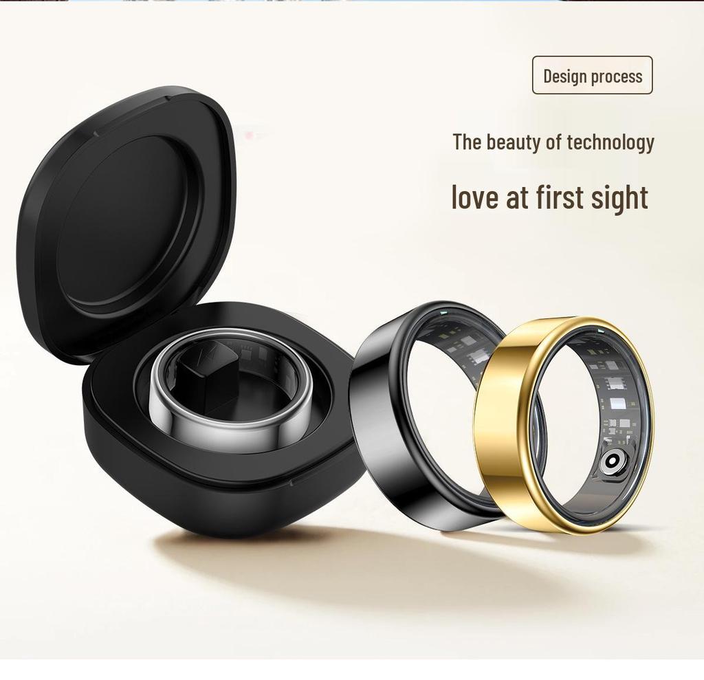 Умное кольцо: Мониторинг сна, сердечного ритма, кислорода и давления в крови с отслеживанием физической активности и удаленным управлением камерой