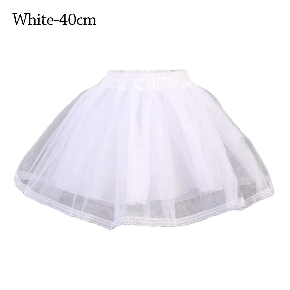 White Underskirt Crinoline A-line Shape Ball Gown Petticoats Fashion Flower Dress Accessories
