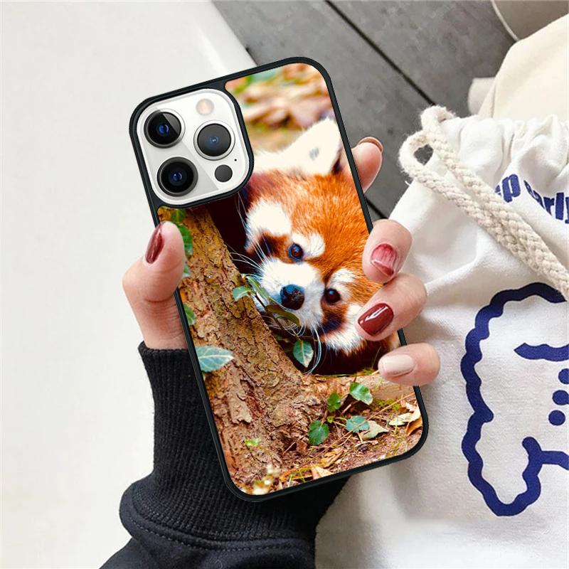 Чехол для телефона Красная панда Милое животное Для iPhone 17 Air 15 16 Чехол 11 13 14 Pro Max 12 Plus Max Fundas
