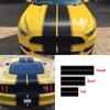 Ford Mustang Hood Decoration: Personalized Stripe Stickers for Scratch Cover
