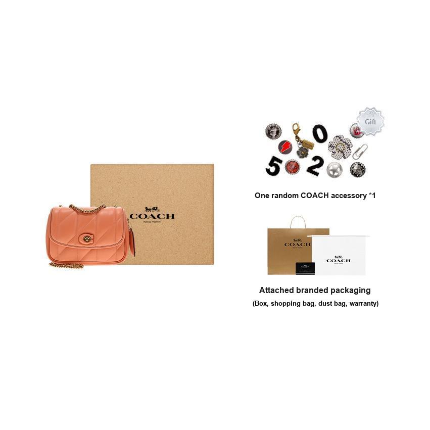 New COACH Pillow Nappa Leather Shoulder Bag, Crossbody Bag Medium Size Women's C8560-B4NOH