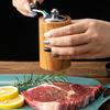 Ручная мельница для перца Кухонная ручная Мельница для черного перца из массива дерева Бытовая бутылка для помола морской соли и перца