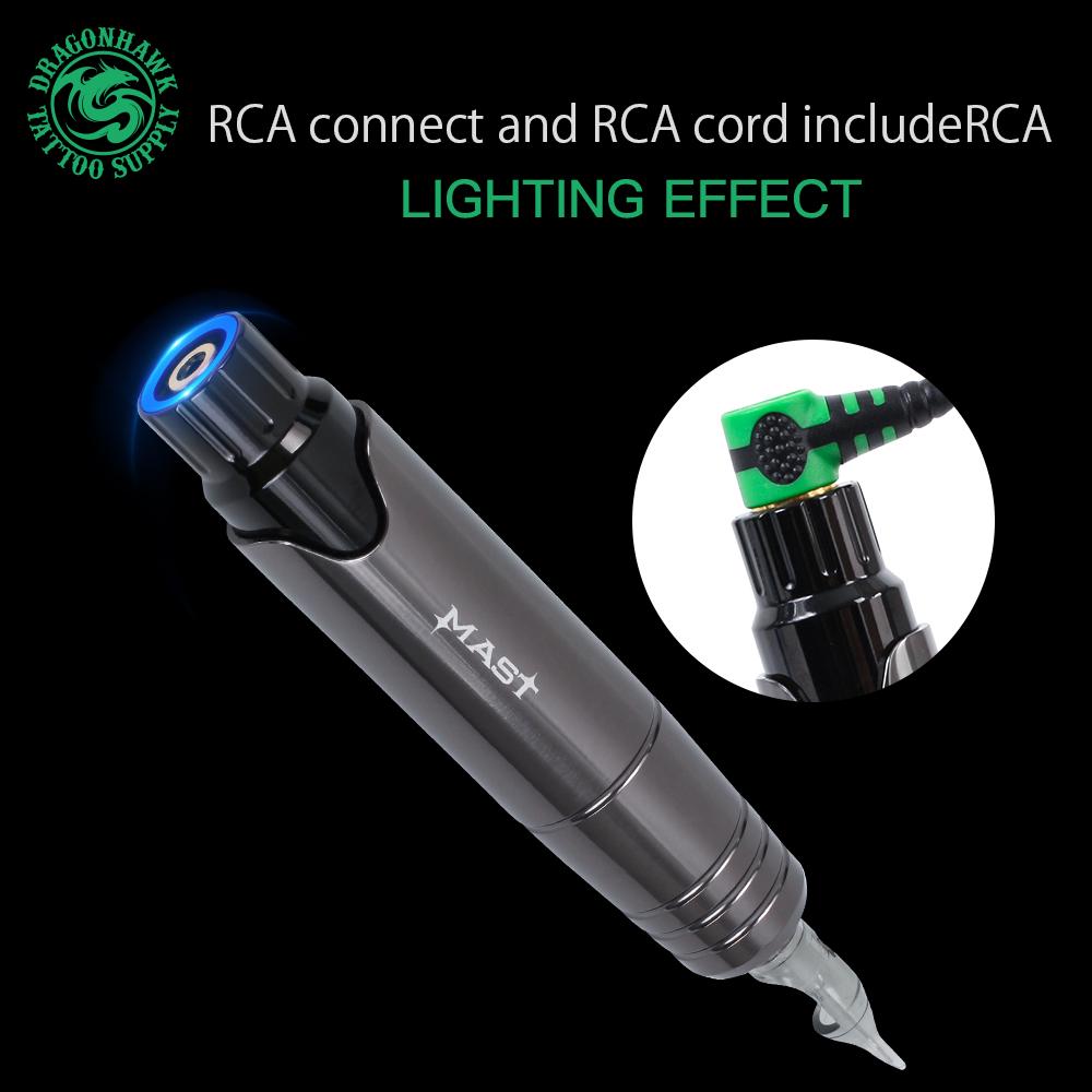 Мачта для татуировки, роторная ручка для татуировки, ручка для макияжа, японский мотор без сердечника, RCA Connect