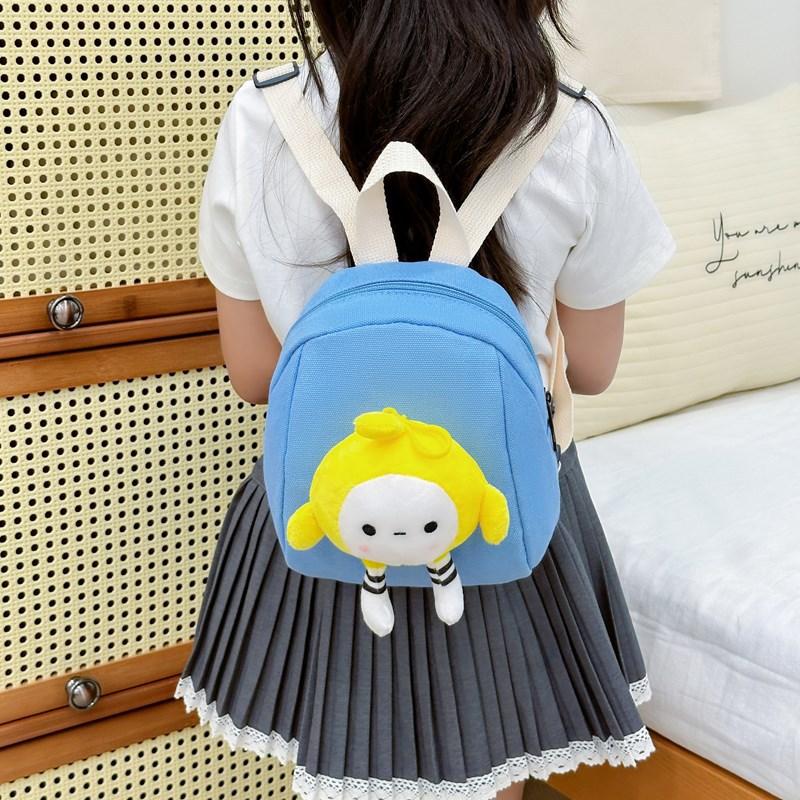 Kindergarten Primary School Students Schoolbag Cute Cartoon Cute Doll Baby Backpack Children'S Bag
