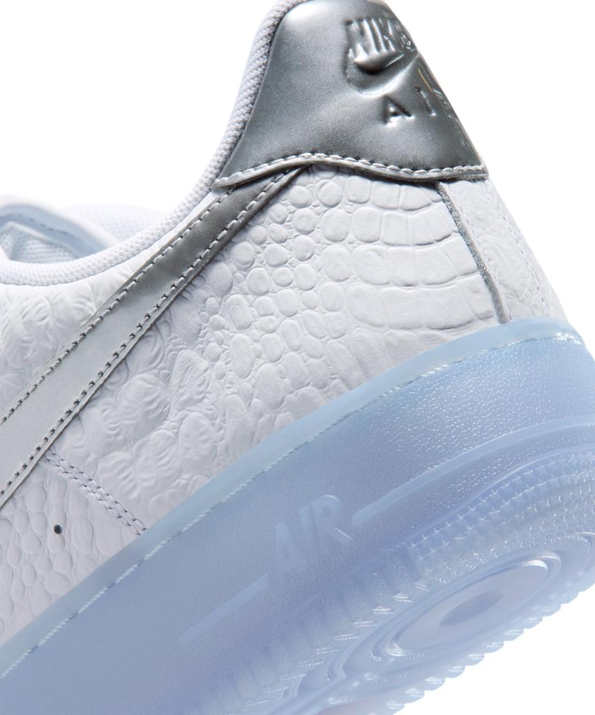 Nike Air Force 1 07 M - White:Blue Tint:Pure Platinum:Chrome / Ir1981-100