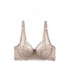 Delicate Lace Plus Size Push Up Bra Breathable Ultra-thin Lining Sponge-free Bra for Women 36-44 BC Cup Have Steel Ring