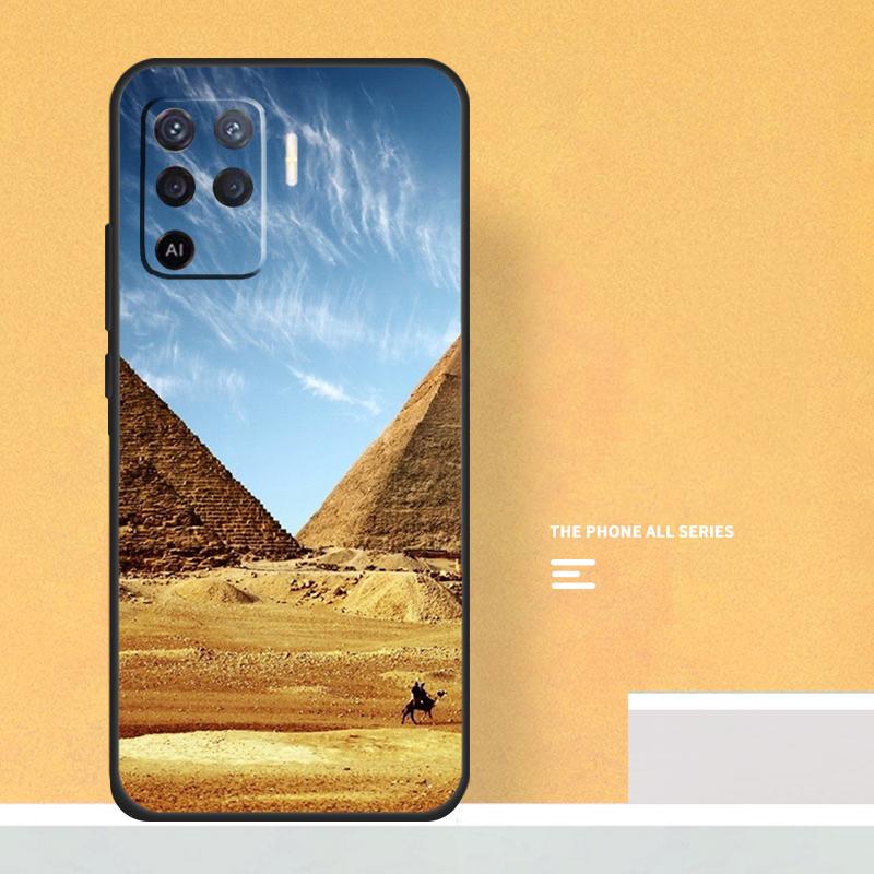 Ancient Egyptian Case For Oppo A18 A38 A58 A78 A98 A5 Pro A6 A15 A54 A74 A94 A17 A57 A80 A60 A40 A16 A76 A96