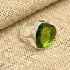 Peridot Gemstone Handmade 925 Solid Sterling Silver Jewelry Ring For Women