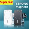 15W Magnetic Wireless Charger Car Air Vent Stand Phone Holder Mini Fast Charging Station For iPhone 12 13 14 Pro Max
