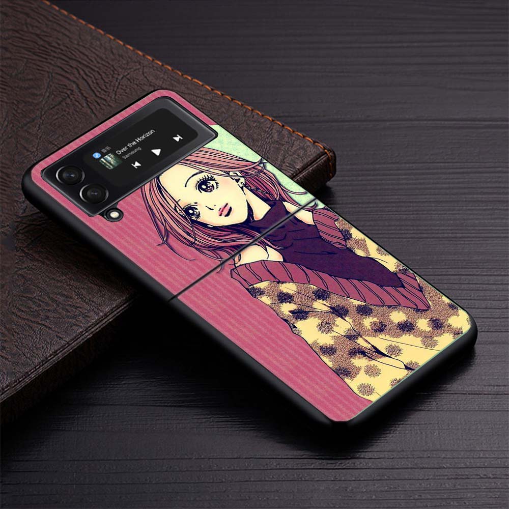 Чехол для телефона Nana Anime Na Na Girl Zflip4 Zflip5 для Samsung Z Flip3 Flip4 Flip5 5G zFlip 4 5 Крышка Оболочка для мобильного телефона Caso Fundas