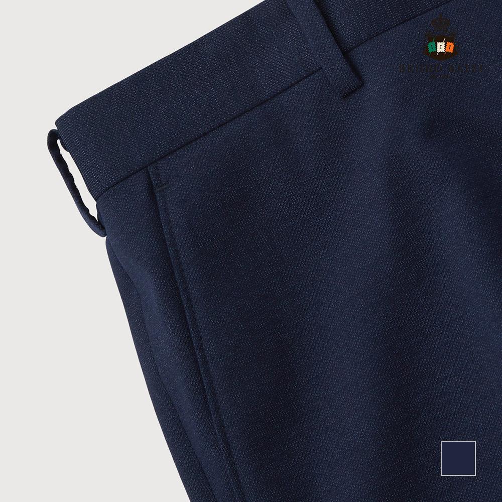 BRUNOBAFFI Polymer Blend Navy Suit Pants_Margbxs2121