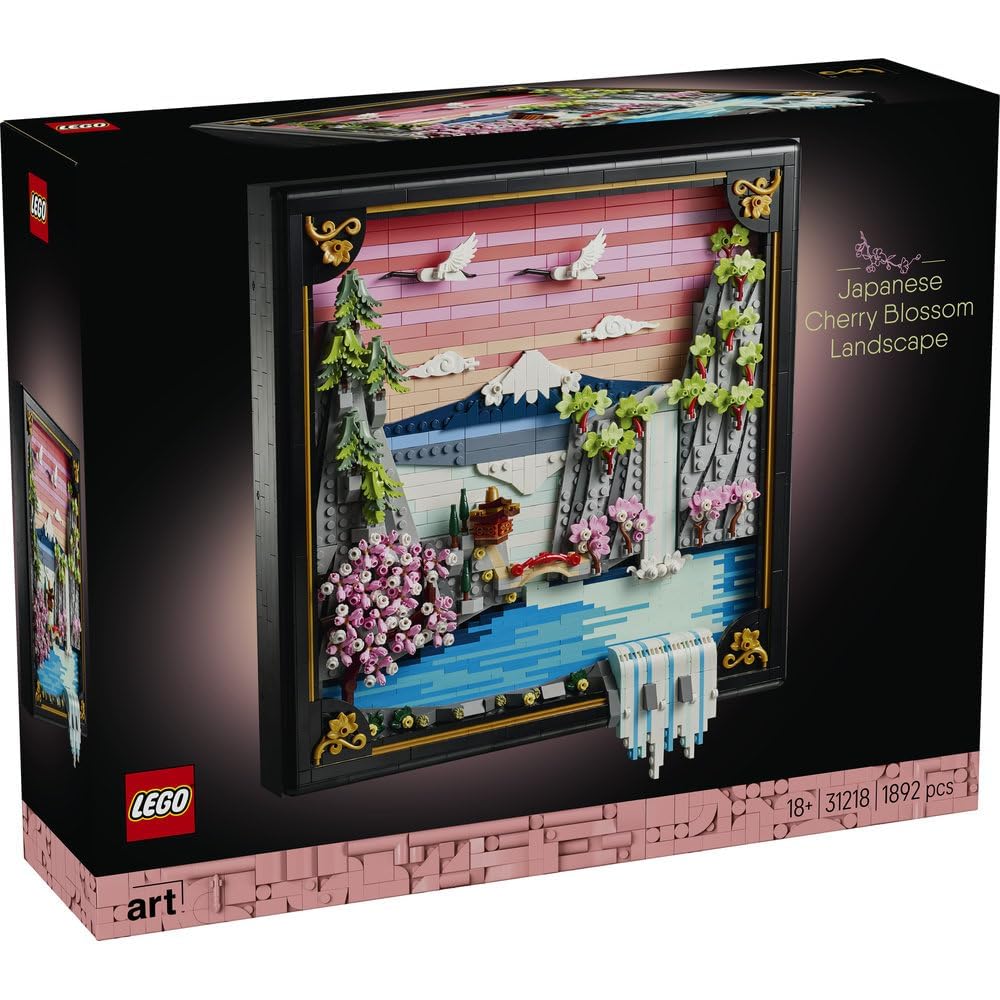Конструктор LEGO Art Японский пейзаж с цветущей сакурой 31218