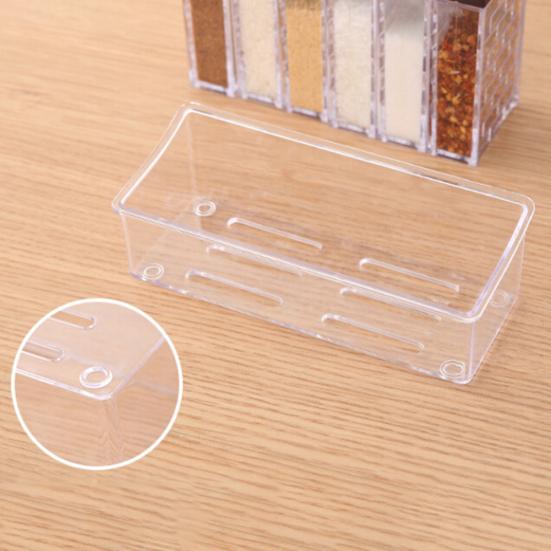 2/6 в 1 банка для специй, соли и сахара, прозрачная коробка для хранения приправ, кухонный контейнер