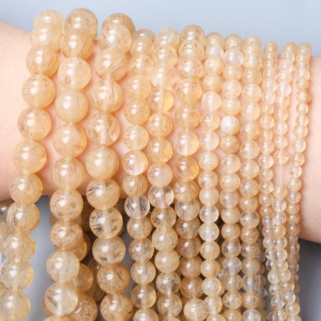 DIY аксессуары для изготовления ювелирных изделий из натурального камня бусины 4/6/8/10/12 мм чай арбуз бисерный материал браслет ожерелье 15-40 шт ювелирные аксессуары