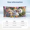 Dog Theme Beach Towel Personalized Custom Name & Text Soft Quick Dry Beach Towel for Swimming Travel