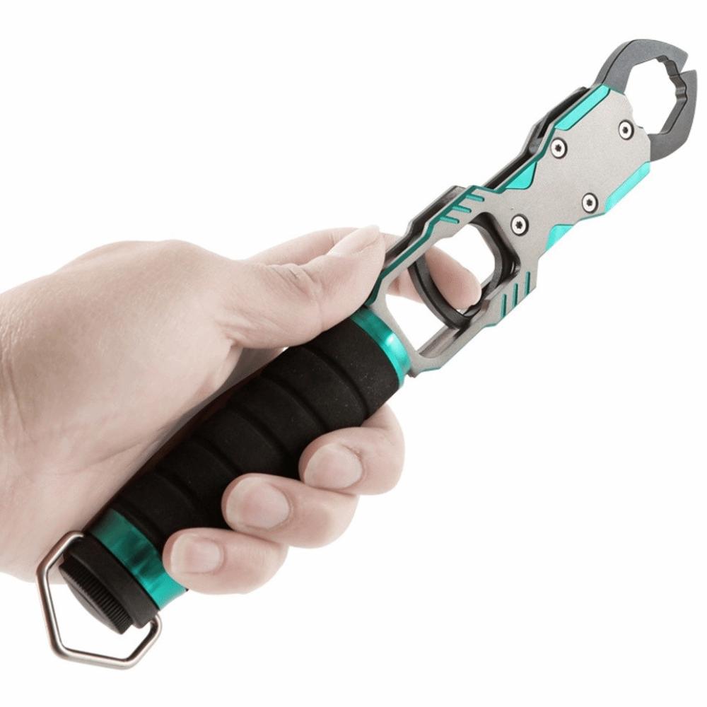 Aluminum Alloy Fishing Grabber with 40lb Scale Fish Holder Fish Lip Gripper  Catch and Release