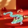 3D Printed Crystal Dragon Articulated Dragon Fidget Toy Cherry Blossom Dragon Home Office Decor Birthday Gift For Boys
