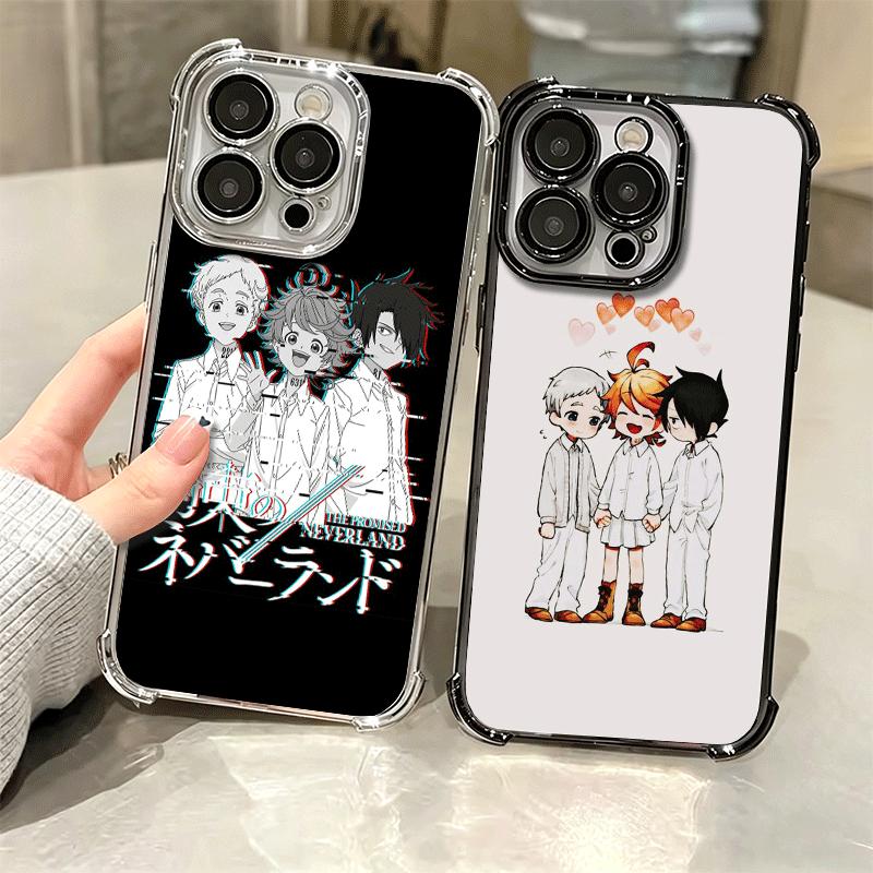 Аниме Обещанный Неверленд Мягкий Чехол для Телефона Для iPhone 15 16 17 Air 14 Pro Max 16E Plus 13 12 Mini Покрытие Анти-Падение Fundas