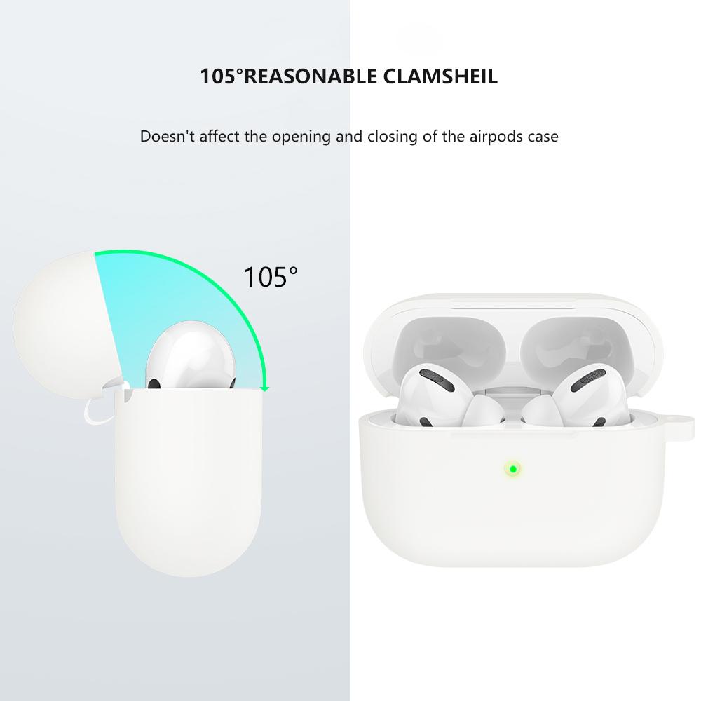 Силиконовый Чехол для Наушников Для Airpods Pro Чехол Ударопрочный Bluetooth Беспроводной Защитный Чехол Аксессуары Для Apple Air Pods Pro 1