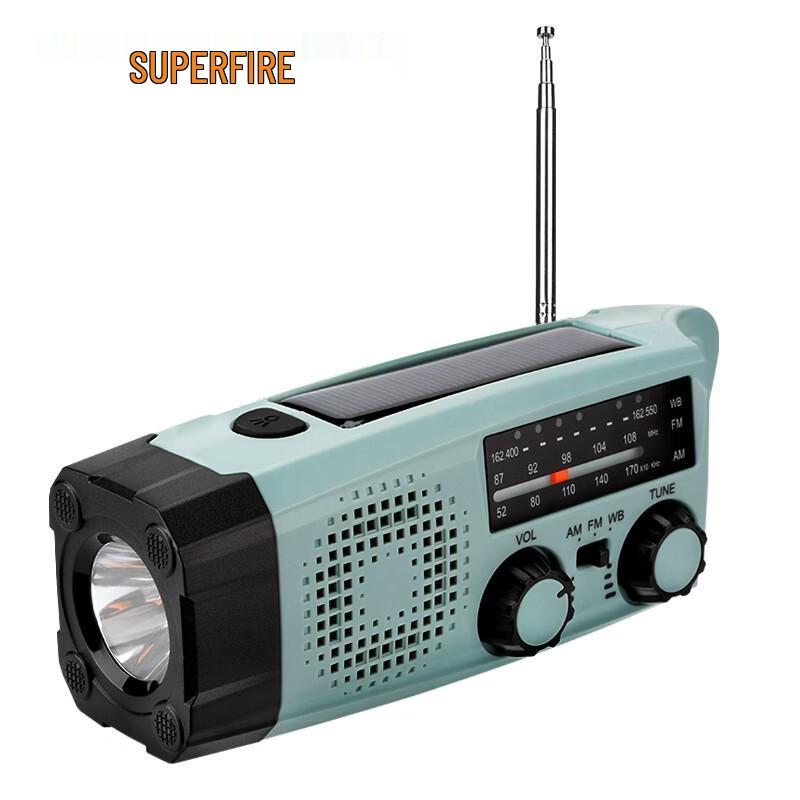 SupFire YJ03 Multi-function Hand-crank Emergency Flashlight
