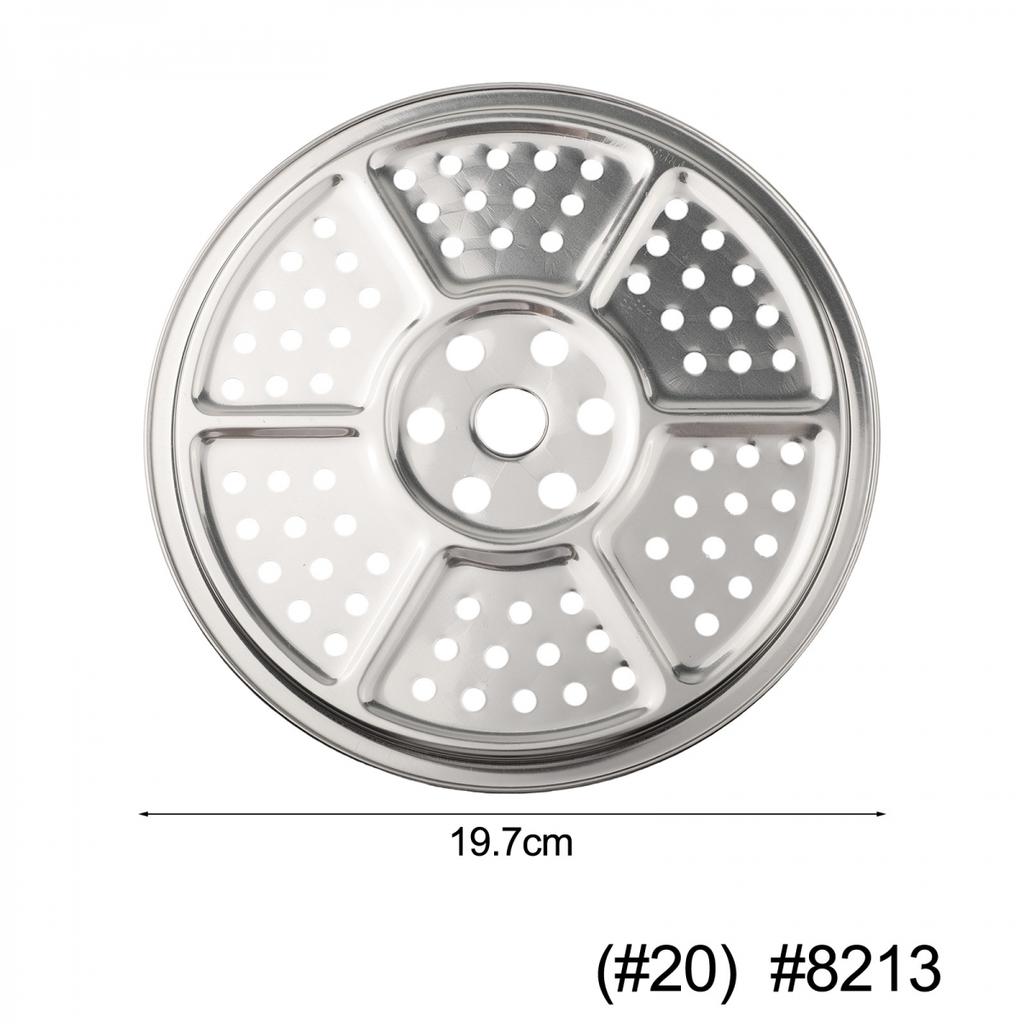 Круглый поддон для пароварки Тарелка для приготовления на пару 15-39 см Нержавеющая сталь 304