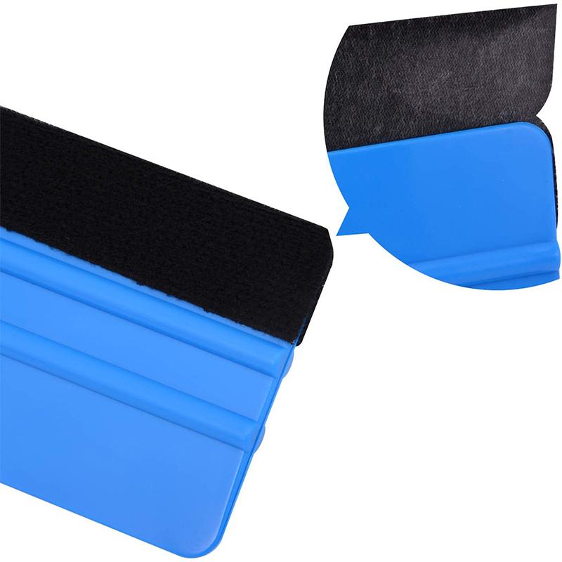 40Pcs/20Pcs Squeegee Felt Cloth for Vinyl Film Scraper Car Wrap Tools Fabric Felt for Spatula 4" Card Squeegee Felt Replacement