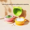 Anti-fall and Anti-scald Baby Complementary Baby Special Bowl Anti-spill Suction Cup Cutlery Set