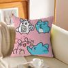 B-Bugcat Capoo Мультяшный Декоративный Эстетика Комнаты Наволочка Домашний Декор Спальня Диван Кровать Диван Чехол для Подушки 45x45