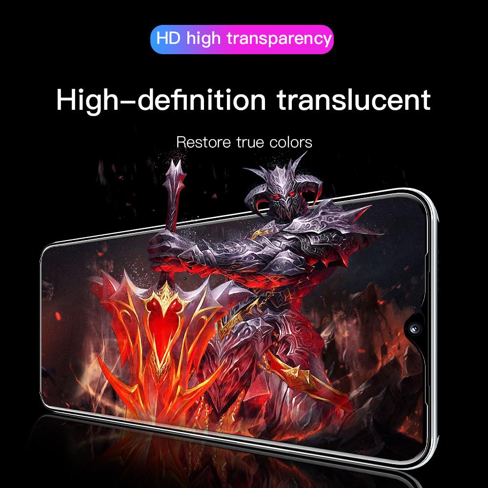 KEYSION Tempered Glass Full Cover for Samsung A17 5G A07 Full Glue HD Clear Screen Protective Glass Film for Galaxy A07 A17 5G