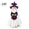 Holiday Party Goose Decoration Halloween Ghost Costume, Wizard Hat, Cape, Pumpkin Candy Non-woven Fabric Bag, Outdoor Yard for Statue or Garden