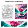 Рамка Волна картина картина по номерам для взрослых роза наборы для начинающих рисунок раскраска по номерам для домашнего декора 40x50 см