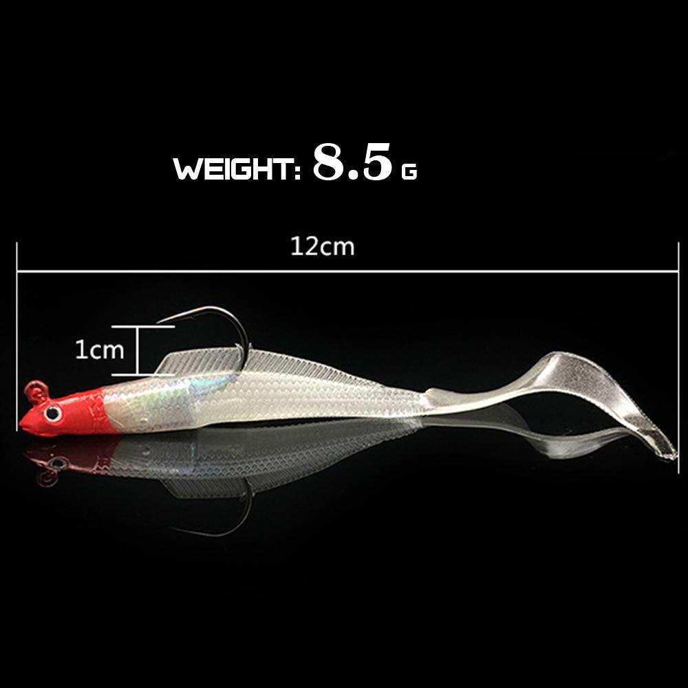 Мягкая приманка 12 см/8 г, воблеры, искусственная силиконовая приманка для рыбалки, приманка для ловли карпа, джиг-приманки, снасти