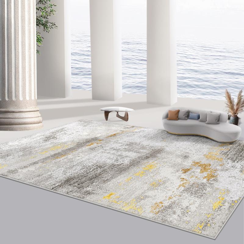 Japanese Modern Living Room Rugs Decoration Home Thickened Stretch Flannel Floor Mats Children's Bedroom Rug Large Area Carpets
