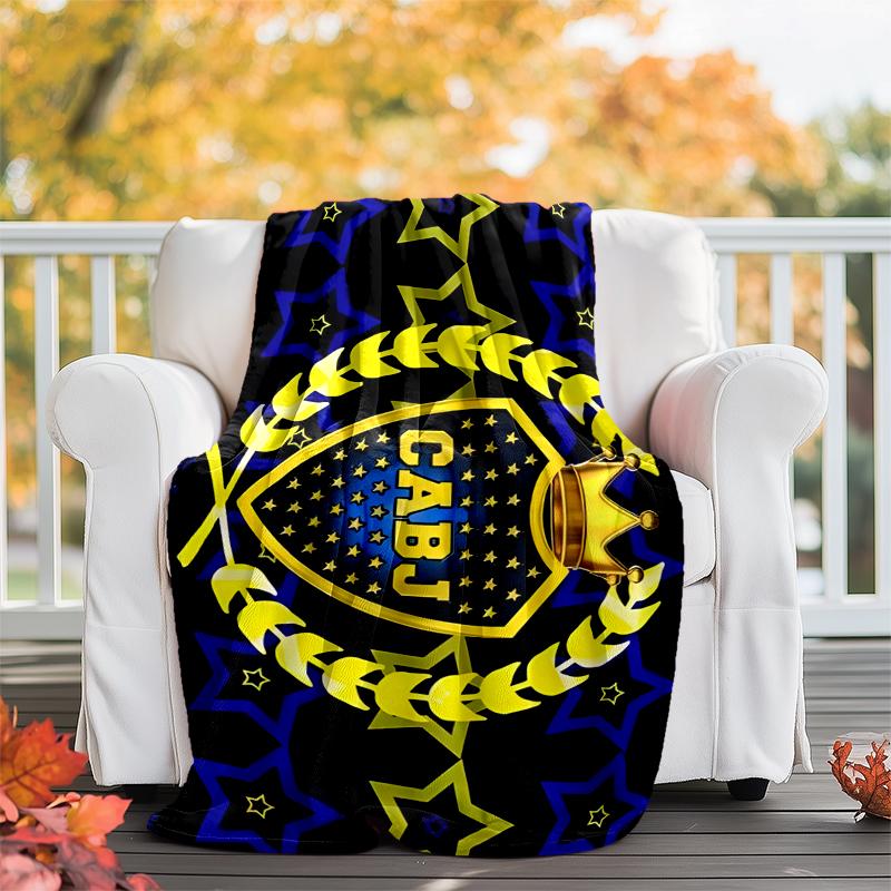 CABJ Flannel Blanket Soft All-Season Throw, Design for Camping, Car Travel, Hiking Sofa, Bed, Office Perfect Gift for Parties
