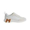 (w) Bouncing Sneakers Sport Suede Goatskin & Blanc