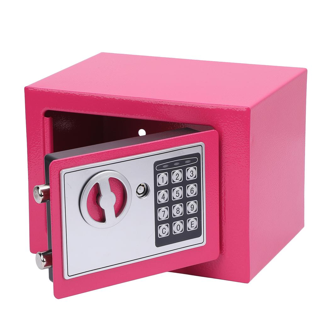 Safe Box Small Home Steel Key Electronic Security Money Cash Jewelry Storage Digital Deposit Box