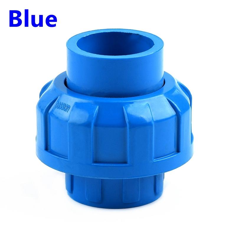 1PCS 20~50mm New Pattern PVC Pipe Union Connector Irrigation Pipe Fittings Aquarium Fish Tank Tube Joints Plastic Pipe Fittings