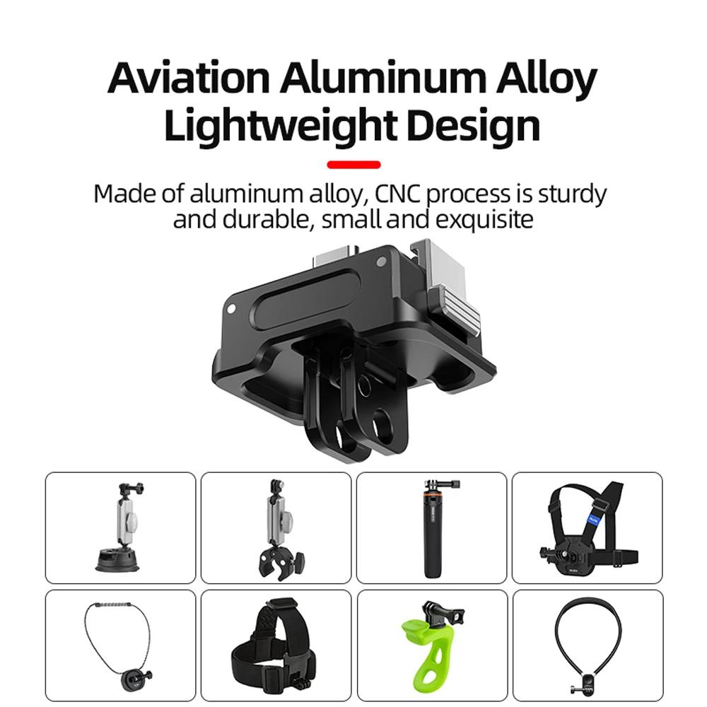 Charging Base For DJI OSMO Pocket 3 1/4 Mount Adapter Connector Folding Holder Tripod Gimbal Camera Quick Release Accessory